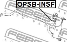 Febest OPSB-INSF - Втулка, стабілізатор autocars.com.ua