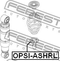Febest OPSI-ASHRL - Елементи кріплення пружини підвіски autocars.com.ua