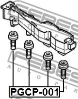 Febest PGCP-001 - Вилка, катушка зажигания avtokuzovplus.com.ua