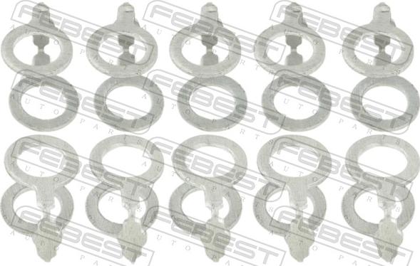 Febest RINGFL-007-PCS10 - Кільце ущільнювача, клапанна форсунка autocars.com.ua