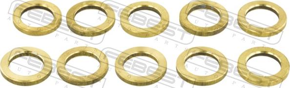Febest RINGFL-025-PCS10 - Кільце ущільнювача, клапанна форсунка autocars.com.ua