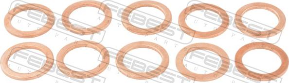 Febest RINGOL-029-PCS10 - Кільце ущільнювача валу, насос гідропідсилювача autocars.com.ua