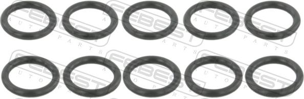 Febest RINGOL-033-PCS10 - Кільце ущільнювача валу, насос гідропідсилювача autocars.com.ua