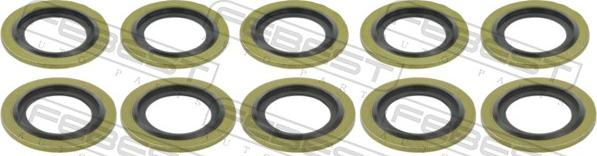Febest RINGOL-067-PCS10 - Прокладка, уприскування масла (компресор) autocars.com.ua