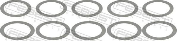 Febest RINGTT-001-PCS10 - Обертове кільце, колінчастий вал autocars.com.ua