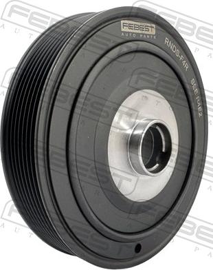 Febest RNDS-F4R - Ремінний шків, колінчастий вал autocars.com.ua