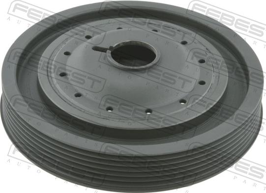 Febest RNDS-K9K - Ремінний шків, колінчастий вал autocars.com.ua