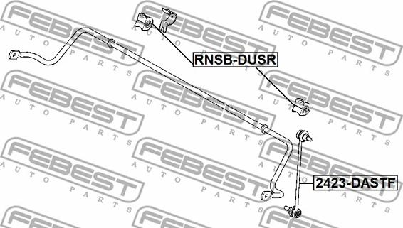 Febest RNSB-DUSR - Втулка, стабілізатор autocars.com.ua