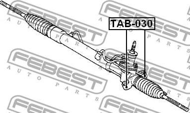 Febest TAB-030 - Підвіска, кермове управління autocars.com.ua