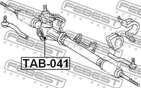 Febest TAB-041 - Подвеска, рулевое управление avtokuzovplus.com.ua