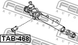 Febest TAB-468 - Підвіска, кермове управління autocars.com.ua