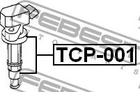 Febest TCP-001 - Вилка, катушка зажигания avtokuzovplus.com.ua
