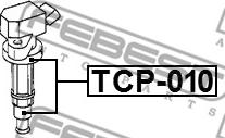 Febest TCP-010 - Вилка, котушка запалювання autocars.com.ua