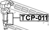 Febest TCP-011 - Вилка, катушка зажигания avtokuzovplus.com.ua