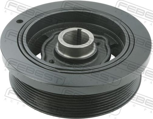 Febest TDS-1URFE - Ремінний шків, колінчастий вал autocars.com.ua