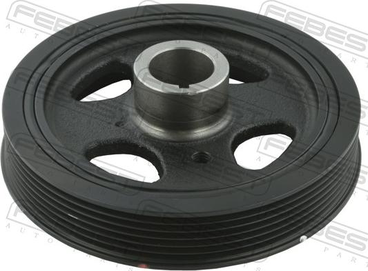 Febest TDS-1ZRFAE - Ремінний шків, колінчастий вал autocars.com.ua