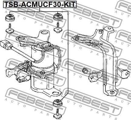 Febest TSB-ACMUCF30-KIT - Установка, пневматичний компресор autocars.com.ua