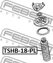 Febest TSHB-18-PL - Пылезащитный комплект, амортизатор autodnr.net