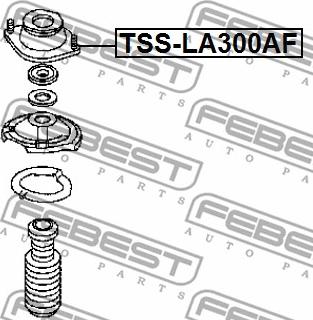 Febest TSS-LA300AF - Опора стійки амортизатора, подушка autocars.com.ua