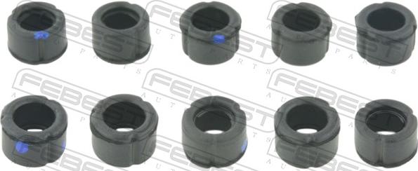 Febest TT-CU2W-PCS10 - Комплект приладдя, гальм autocars.com.ua