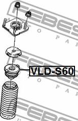 Febest VLD-S60 - Отбойник, демпфер амортизатора avtokuzovplus.com.ua