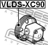 Febest VLDS-XC90 - ШКИВ НАСОСА ГИДРОУСИЛИТЕЛЯ РУЛЯ VOLVO S60 I 2002-2009 FEBEST autodnr.net