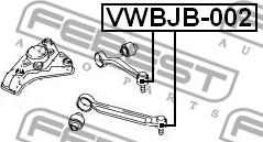 Febest VWBJB-002 - Ремонтный комплект, несущие / направляющие шарниры autodnr.net