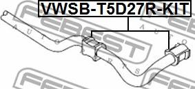 Febest VWSB-T5D27R-KIT - Ремкомплект, подшипник стабилизатора avtokuzovplus.com.ua