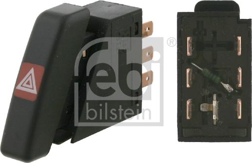 FEBI Bilstein 01515 - Покажчик аварійної сигналізації autocars.com.ua