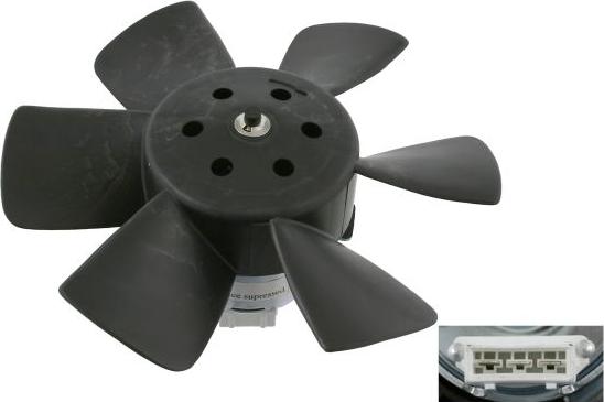 FEBI Bilstein 06989 - Вентилятор, охолодження двигуна autocars.com.ua