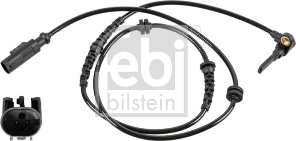 Febi Bilstein 104220 - Датчик ABS, частота вращения колеса autodnr.net