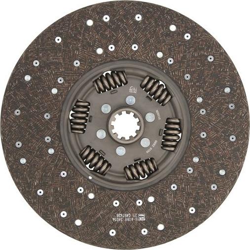 FEBI Bilstein 105035 - Диск зчеплення autocars.com.ua