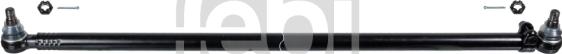 FEBI Bilstein 105862 - Поздовжня рульова тяга autocars.com.ua