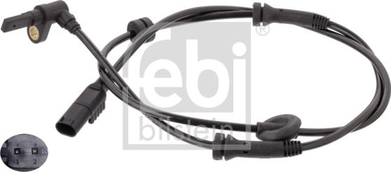 Febi Bilstein 106083 - Датчик ABS, частота вращения колеса autodnr.net