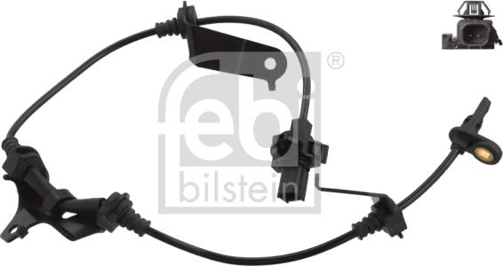 Febi Bilstein 106345 - Датчик ABS, частота вращения колеса avtokuzovplus.com.ua