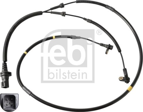 Febi Bilstein 106675 - Датчик ABS, частота обертання колеса autocars.com.ua