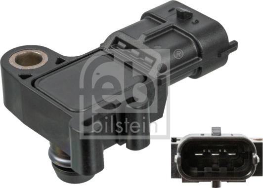 Febi Bilstein 106732 - Датчик, давление во впускной трубе autodnr.net