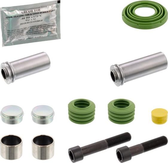 FEBI Bilstein 107248 - Ремкомплект, гальмівний супорт autocars.com.ua