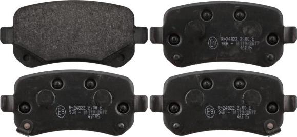 FEBI Bilstein 116060 - Гальмівні колодки, дискові гальма autocars.com.ua