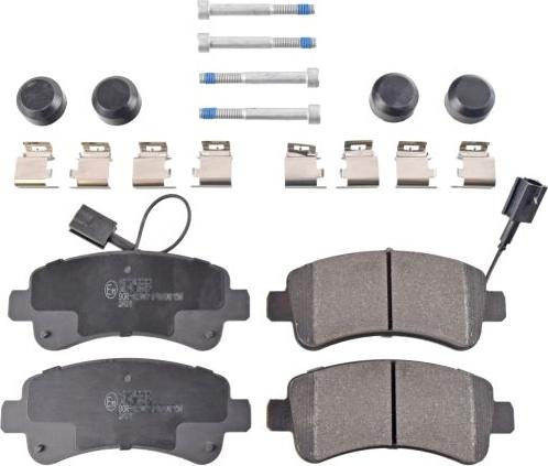 FEBI Bilstein 116234 - Гальмівні колодки, дискові гальма autocars.com.ua