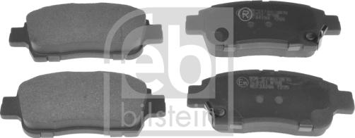 Febi Bilstein 116271 - Тормозные колодки, дисковые, комплект avtokuzovplus.com.ua