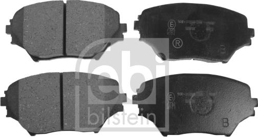 Febi Bilstein 116273 - Тормозные колодки, дисковые, комплект avtokuzovplus.com.ua