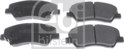 Febi Bilstein 116280 - Тормозные колодки, дисковые, комплект autodnr.net