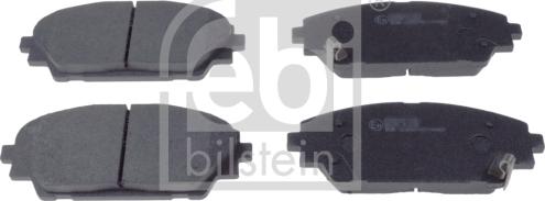 Febi Bilstein 116323 - Гальмівні колодки, дискові гальма autocars.com.ua