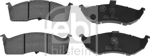 Febi Bilstein 116366 - Тормозные колодки, дисковые, комплект autodnr.net