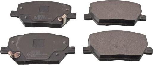 FEBI Bilstein 116381 - Гальмівні колодки, дискові гальма autocars.com.ua