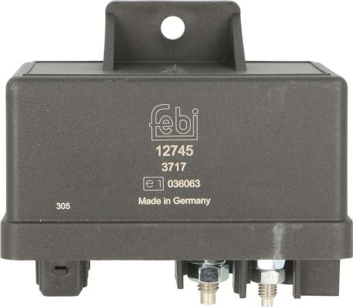 FEBI Bilstein 12745 - Реле, система розжарювання autocars.com.ua