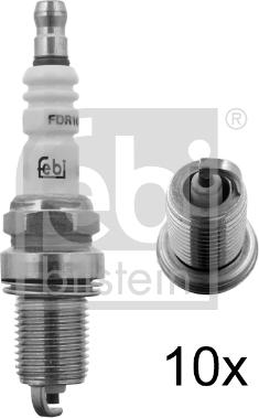 Febi Bilstein 13418 - Свеча зажигания avtokuzovplus.com.ua