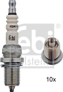 Febi Bilstein 13518 - Свеча зажигания autodnr.net