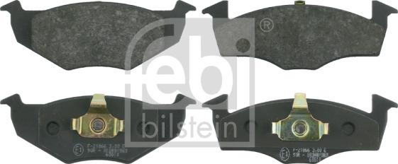 Febi Bilstein 16006 - Тормозные колодки, дисковые, комплект autodnr.net